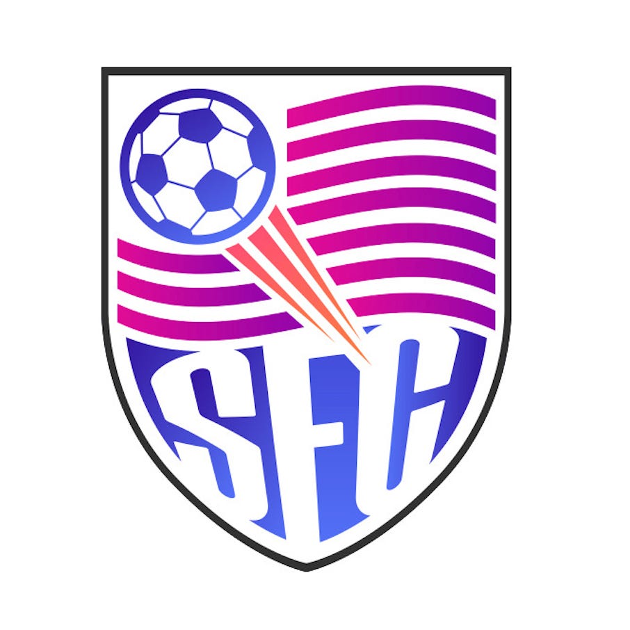 The Soccer FC shield logo